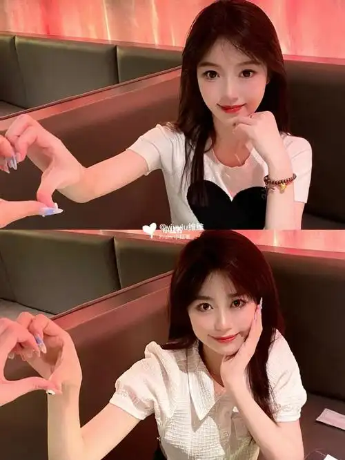 闺蜜爱心手势拍照get～95真的太有感觉了