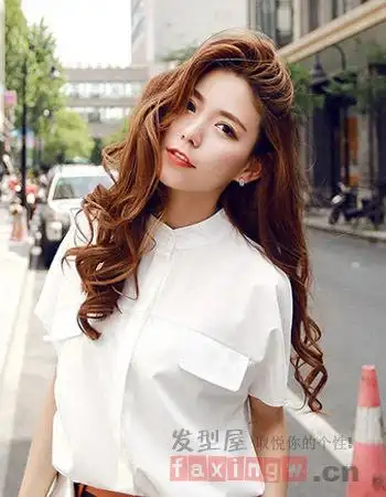 女士长发精选|瓜子脸长发烫发发型 年轻貌美最迷人