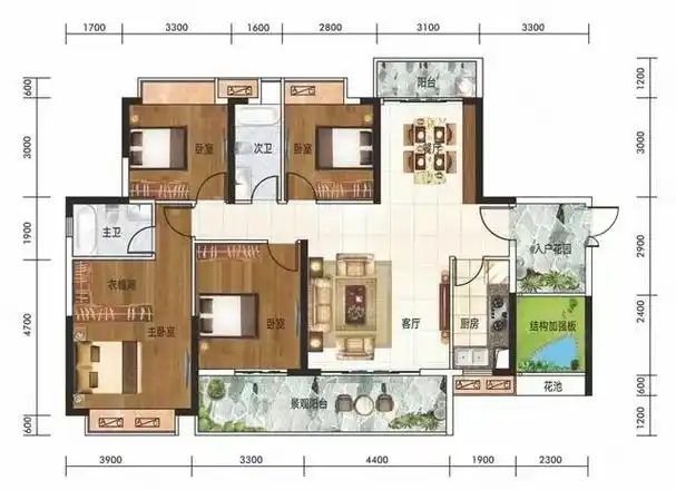 难道这就是年度最华丽的130平米户型吗?