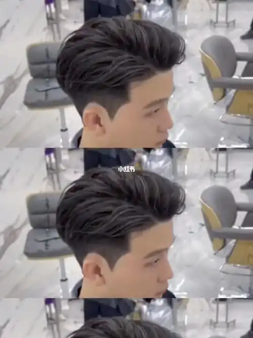 适合 :大多数小青年,头发整得好,彩礼对半少男士,烫发港风侧背头,有点