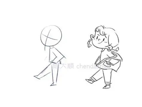 儿童画简笔画站立的小女孩简笔画图片大全简笔画教程站姿|女生篇简