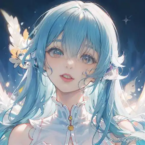 梦幻的二次元女孩,忧郁中透着一丝别样的美.留言可下载