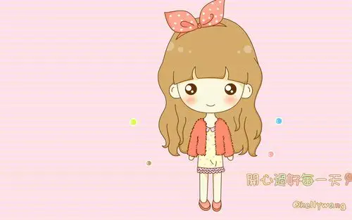 韩国少女系超萌卡通少女鬼小妞高清桌面壁纸第一辑