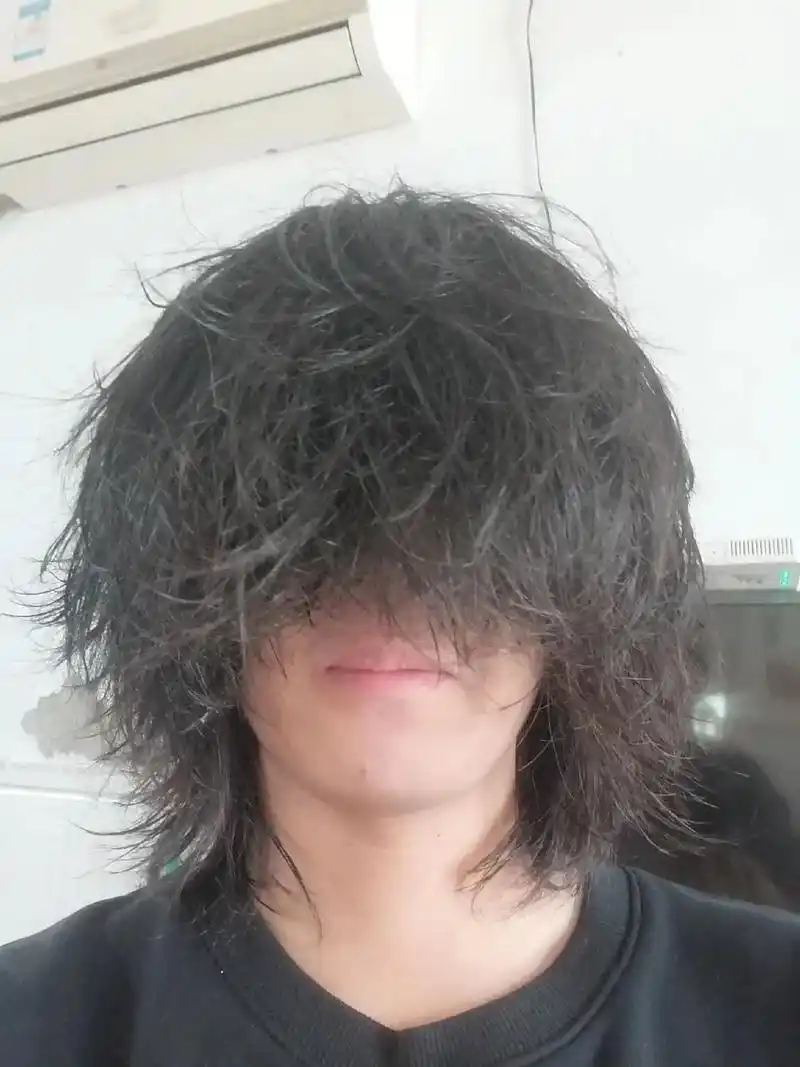 嘿金毛狮王你咋染黑毛了