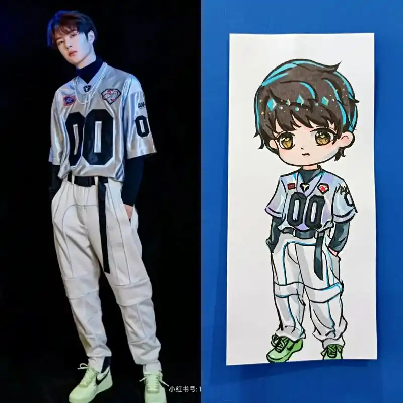 摩托车女孩过来报到#画画 #简笔画 #马克笔手绘 #王一博@ - 抖音