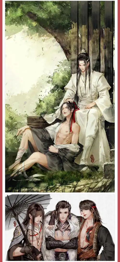 『体验课』【台风君】超人气古风画师亲授:男性肌肉の刻画方法-学习