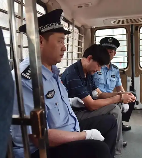 6月8日,孙新在首都国际机场被押解上车.