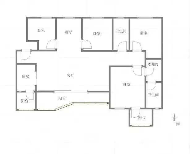 龙湖西宸原著(四五组团)5室2厅2卫176㎡南北205万
