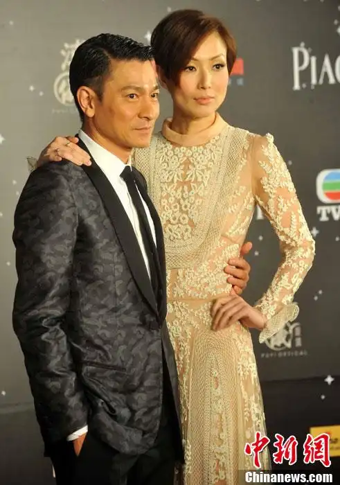 "金像"红毯秀——刘德华,郑秀文