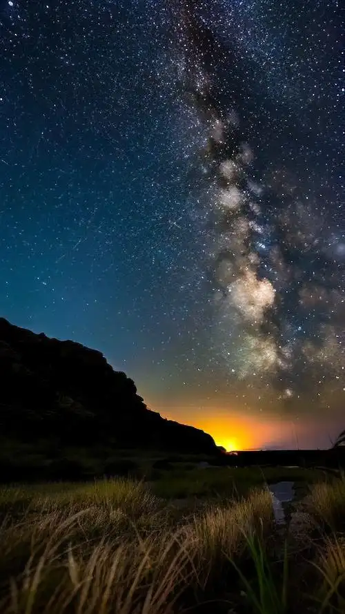 手机桌面壁纸🌃唯美星空夜景