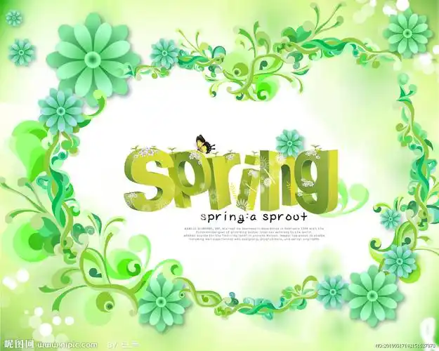 春天设计图__室内广告设计_广告设计_设计图库_昵图网nipic.com