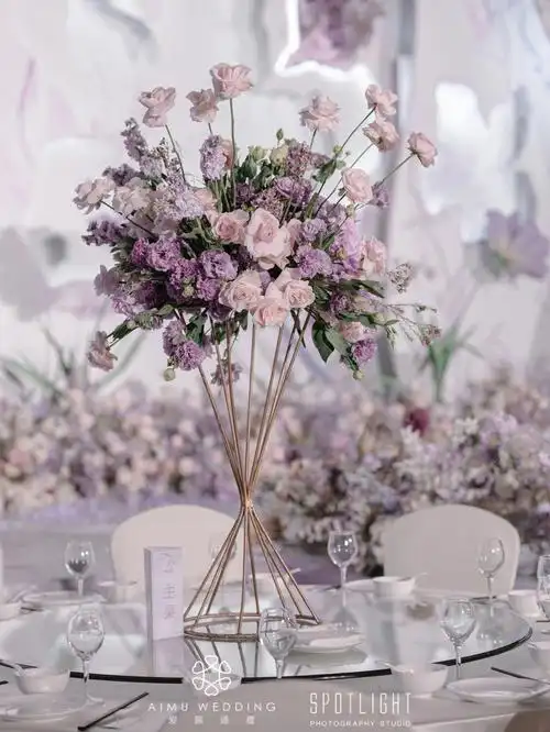 谁能拒绝一场梦幻ins风粉紫婚礼啊63