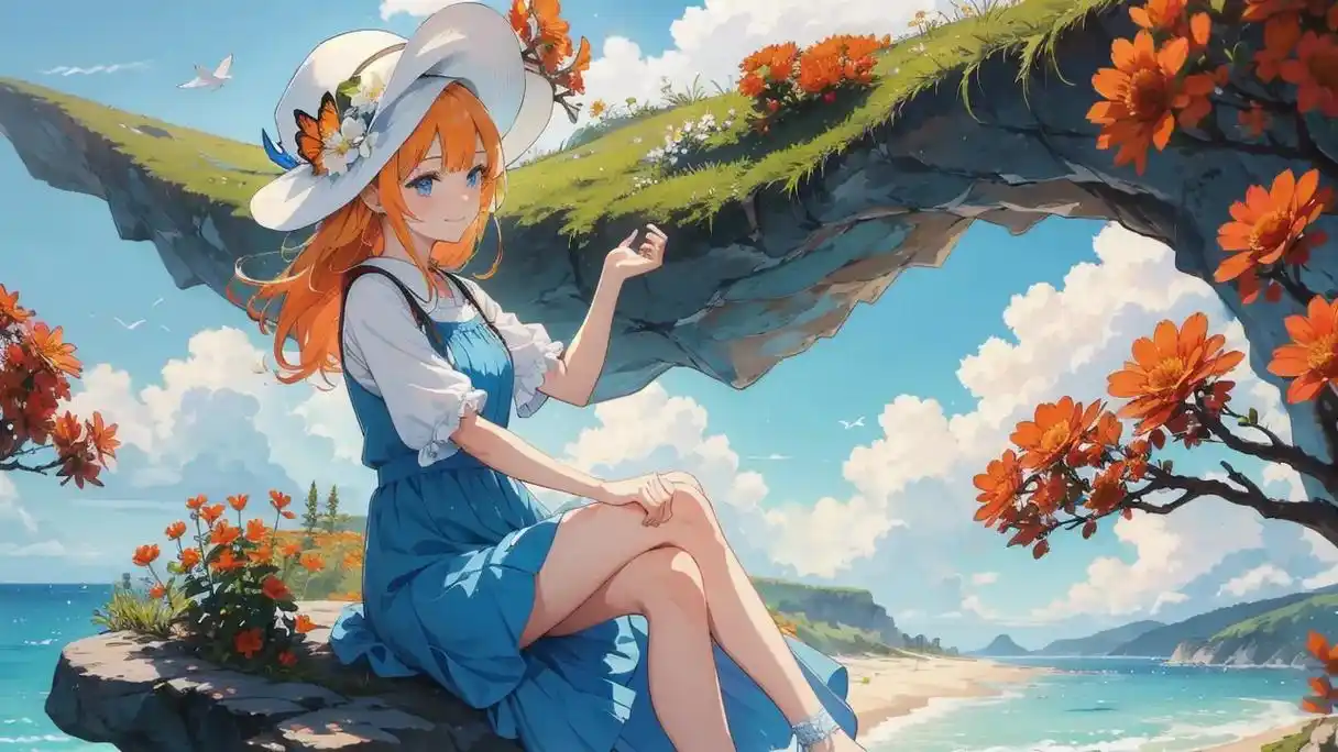 二次元 #动漫 #绘画 #御姐  发一波横屏的,想要定制桌 - 抖音