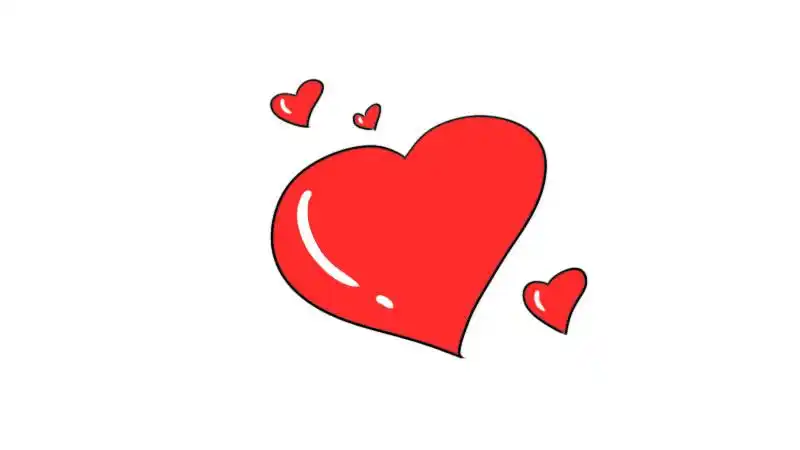 爱心简笔画怎么画