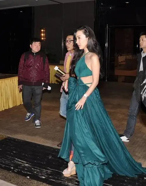 换个角度看霍思燕感觉真有特点暗场中依旧美的高级皮肤真白净