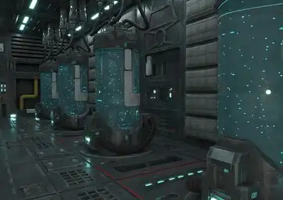 次世代 科幻实验室 pbr材质 科幻场景 高精度 克隆实验室 scifi生化