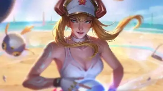 lol泳池派对lol最新臻彩皮肤原画曝光泳装清凉身材曼妙