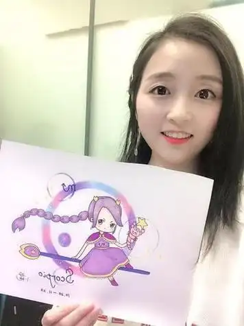 十二星座小葩简笔画