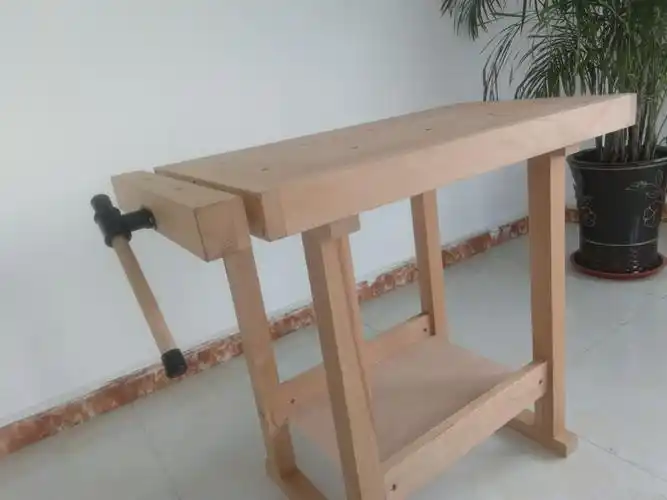 木工阳台工作台家用木工房多功能操作台学生diy实木工作台