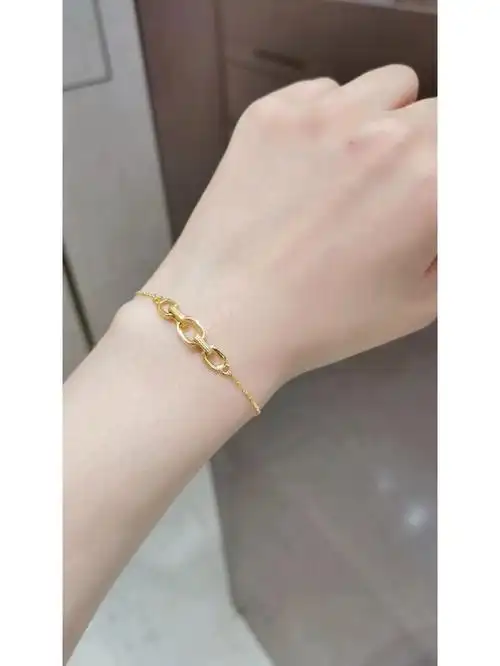 周大福黄金手链