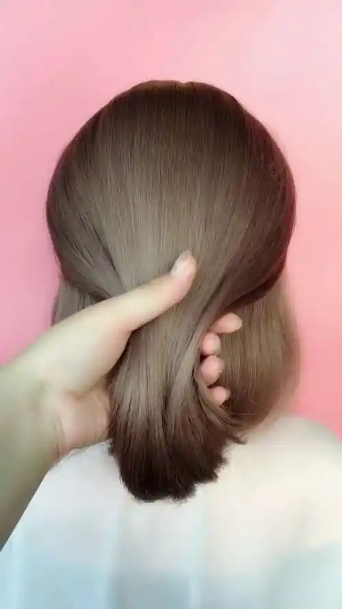 短发碎发多这样扎丸子