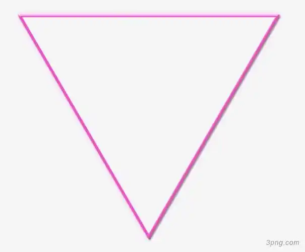 紫色三角形png素材透明免抠图片其他元素