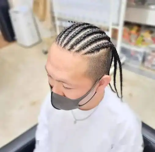 超酷男生版小辫子帅气又有型