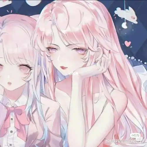 一甜一酷闺蜜头像