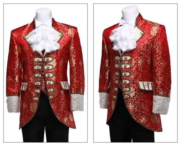 新款欧洲男士宫廷服英国宫廷演出服写真影楼摄影王子将军绅士酒会