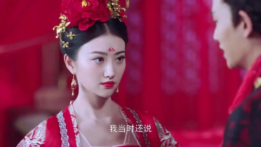 景甜在大唐荣耀里的红妆真的好绝