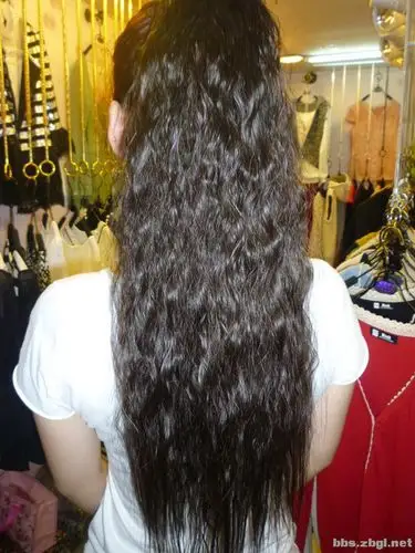 螺丝烫 长马尾