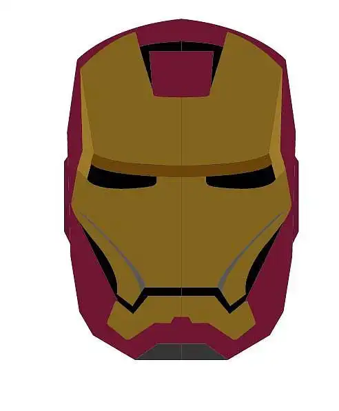 钢铁侠面具鼠绘 临摹练习