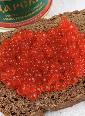 俄罗斯进口红鱼子酱鱼籽马哈鱼寿司