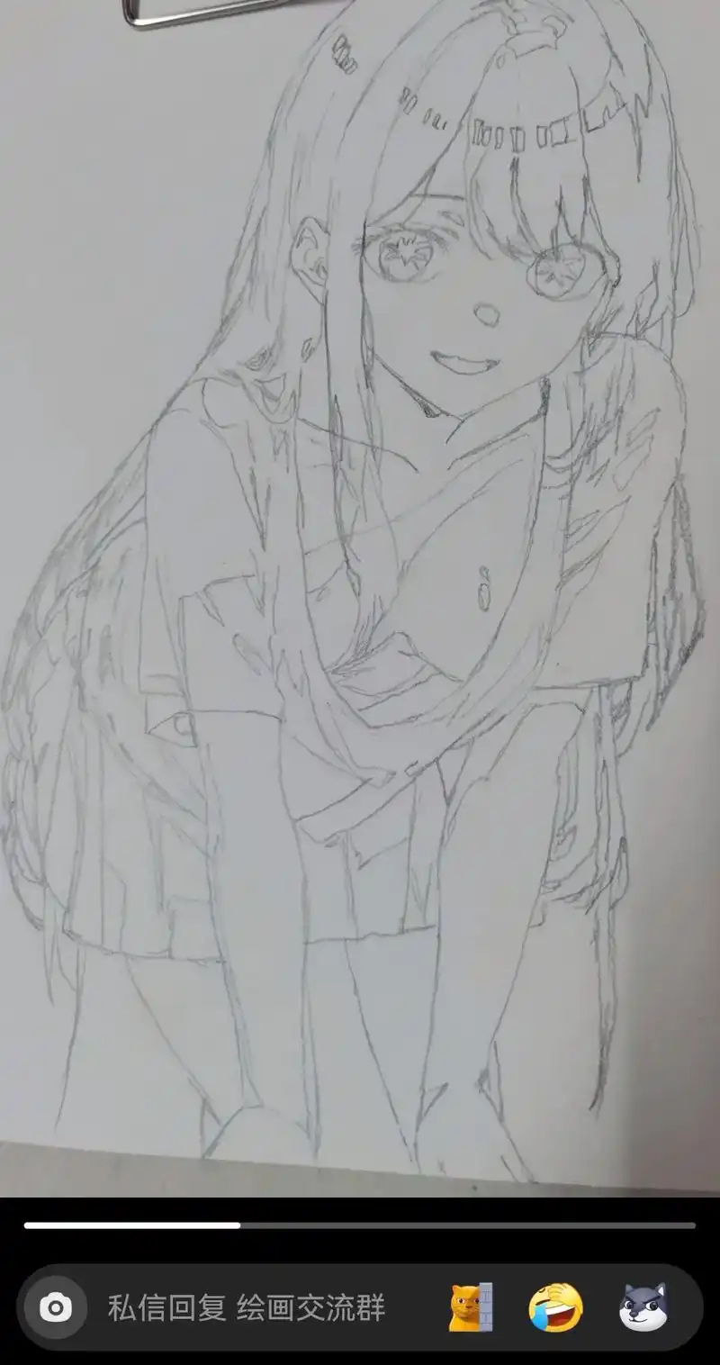 铅笔画 #二次元少女 #四月新番 #星野爱 #我推的孩子 - 抖音