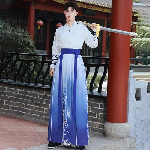 2021汉服男中国风仙气古风原创古装公子书生套装男士夏季全套