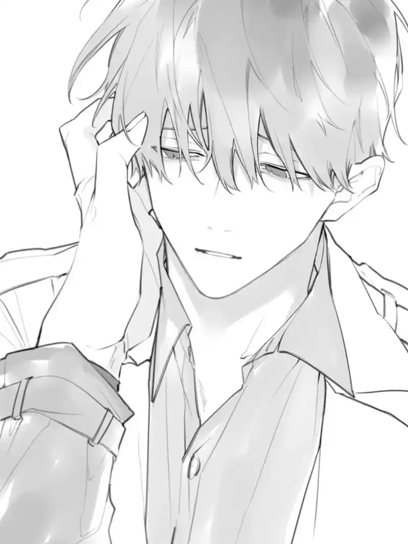 优质动漫男生线稿合集!纯纯干货呀!