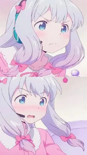 和泉纱雾可爱拼接高清手机壁纸