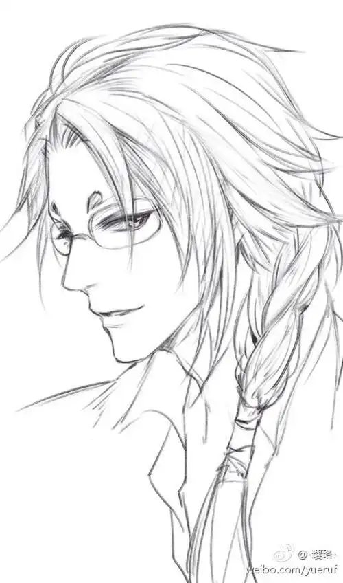 72线稿画廊72阴阳师 鬼使黑 动漫 壁纸 情头 基头 男头 女头 p站