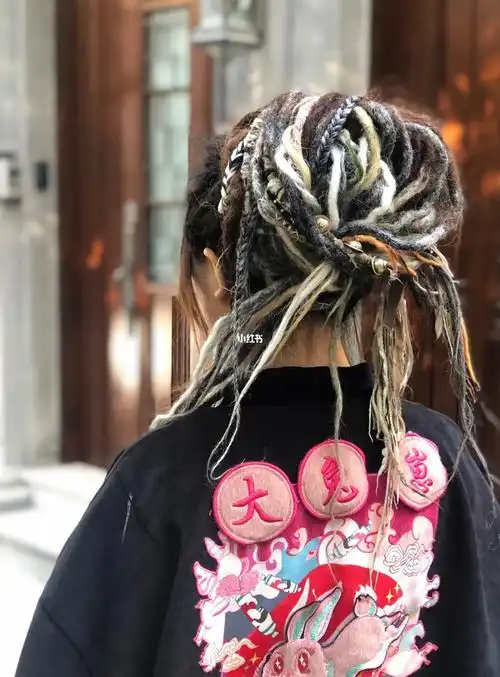 全头假发片也能盘下期出【穿戴式脏辫假发片】盘头教程～#部落  #脏辫