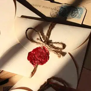 日本上至稻香空白信封 明信片 复古个性 diy手工信封 小号 未折叠