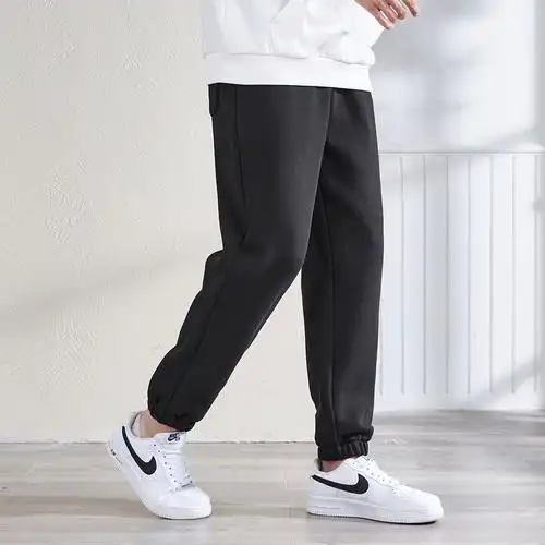 任选3件唐狮秋季新款运动裤男生宽松卫裤韩版潮流束脚休闲灰色长裤子