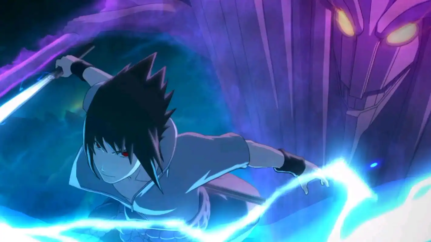 【火影忍者ol手游】须佐能乎佐助登录界面～用来做动态壁纸针不戳