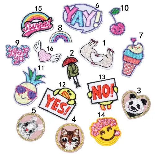 经典布贴补丁贴 服装辅料衣服裤子修补丁装饰衣贴 卡通布贴大合集