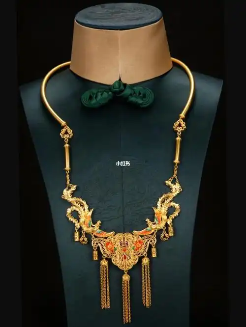 古法鸾凤和鸣婚嫁项链