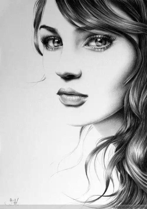 逼真的人物肖像素描大集合 - 地狱壳子 - 壳子的博客