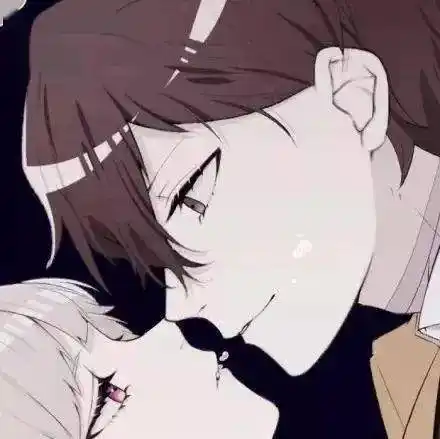 卡通情侣头像一左一右 | 动漫情侣头像一男一女分开的两张