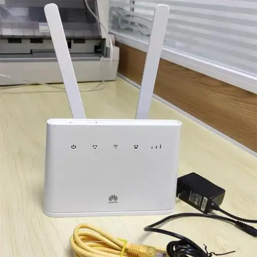 华为4g路由2插卡上网通无线路由器wifi转有线宽带b310as-852 二手不论