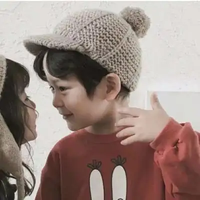 萌娃情侣头像一左一右 2020情侣头像萌系小孩一对