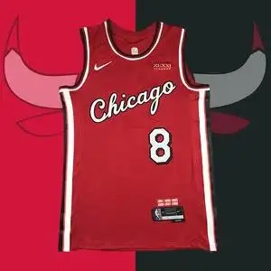 公牛队刺绣球衣图片