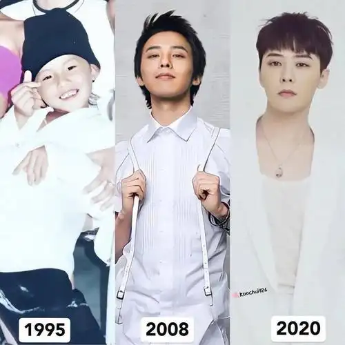 权志龙从小到大的颜值